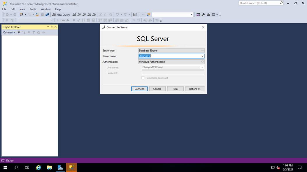 How To Create A SQL Server Instance In The Managed Virtual Machine
